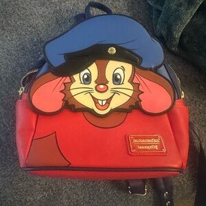Loungefly Cartoon Character Red and Blue Backpack